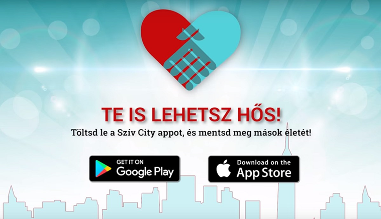 A sürgősségi ellátás Szív City applikációja