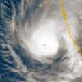 Anim26 - A Phyan nevű trópusi ciklon heves esőzésekkel megérkezik India nyugati partjaihoz. Meteosat-7 IR sáv, (copyright 2009 EUMETSAT)