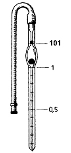 Melangeur pipetta (piros keverővel)